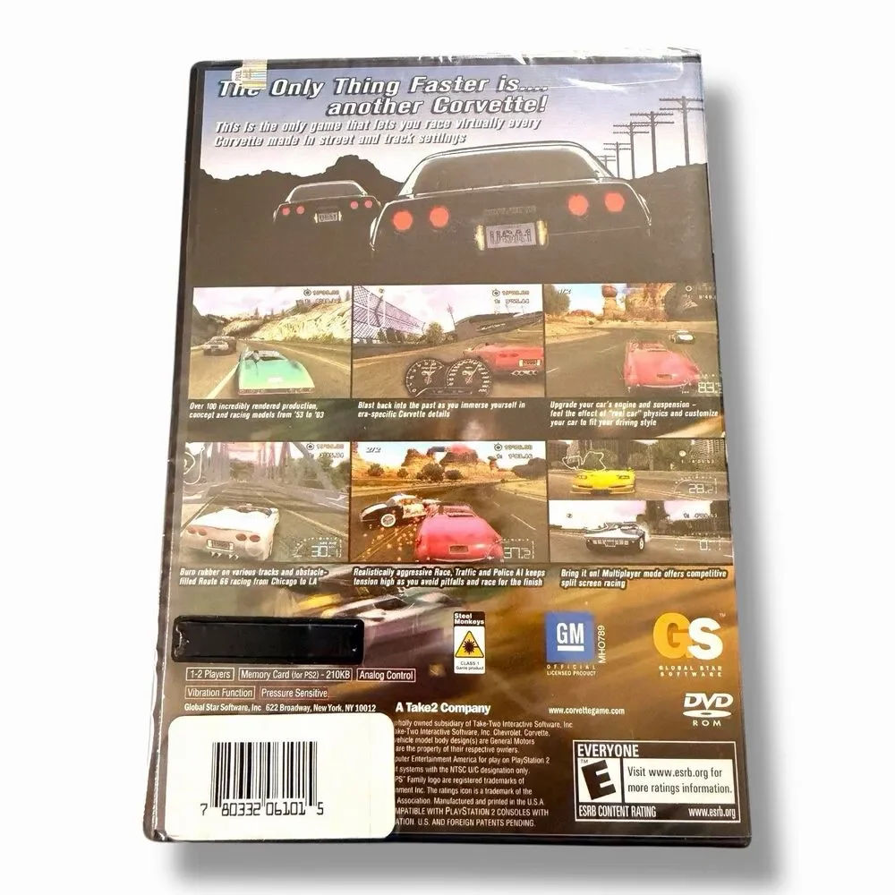 Corvette (PlayStation 2 PS2, 2004) ☆ SEALED ☆ Brand New ☆Vintage FAST SHIPPING